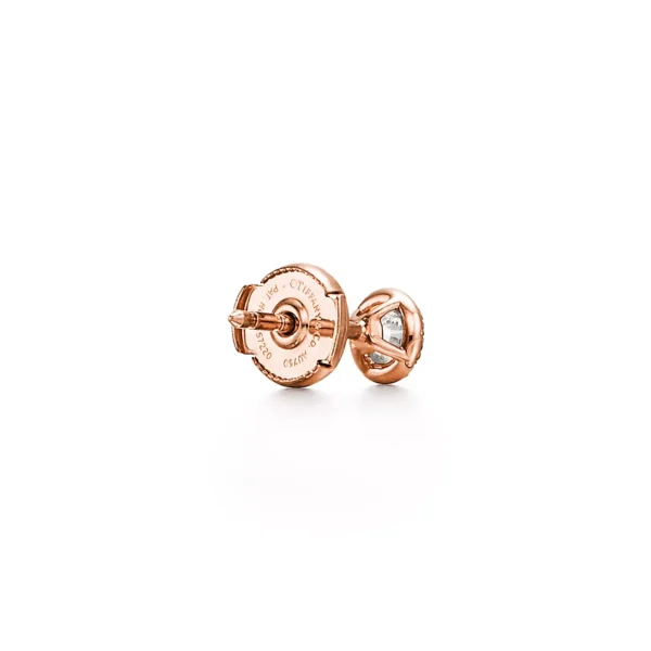 Đôi hoa tai Tiffany Diamonds Rose Gold