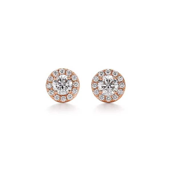 Đôi hoa tai Tiffany Diamonds Rose Gold