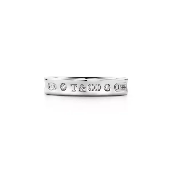 Nhẫn Tiffany 1837® Diamonds 18k White Gold