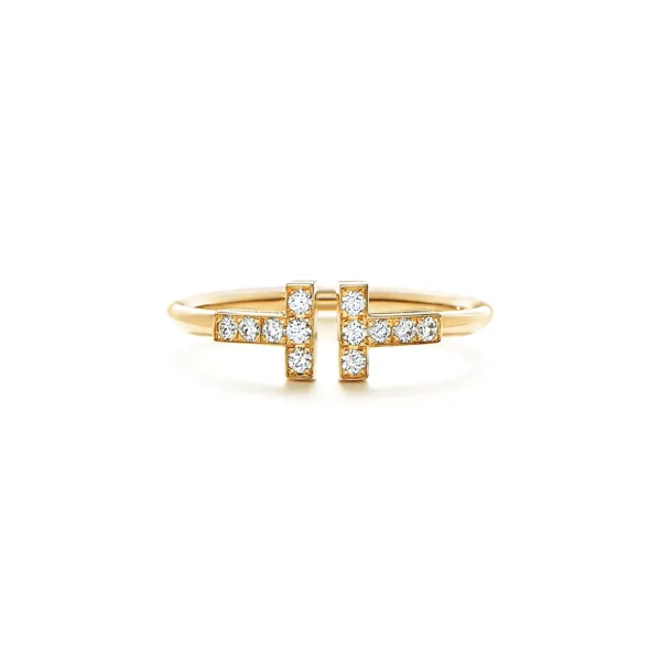 Nhẫn Tiffany T Diamond 18k Gold