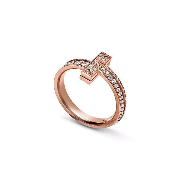 Nhẫn Tiffany T Diamonds 18k Rose Gold